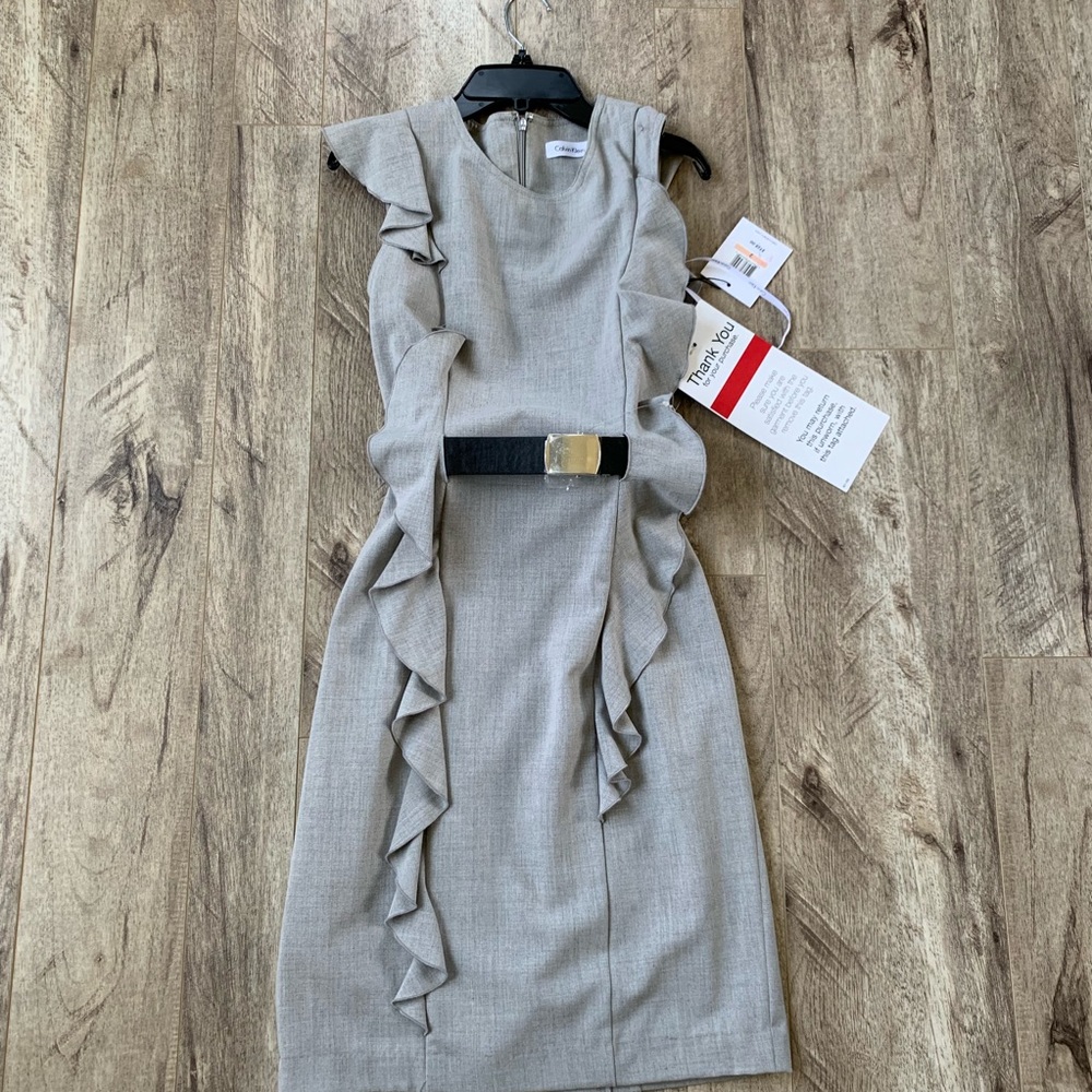 Grey Calvin Klein dress
